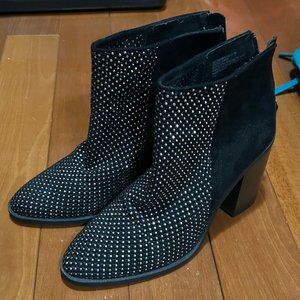 Madden Girl Black Rhinestone Boots